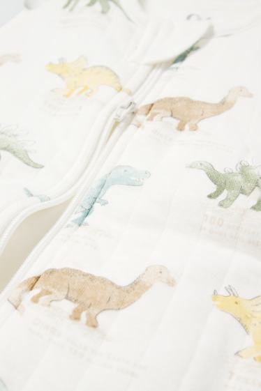 Unisex - Dinosauri - sacco nanna neonati - 6-18 mesi - bianco crema
