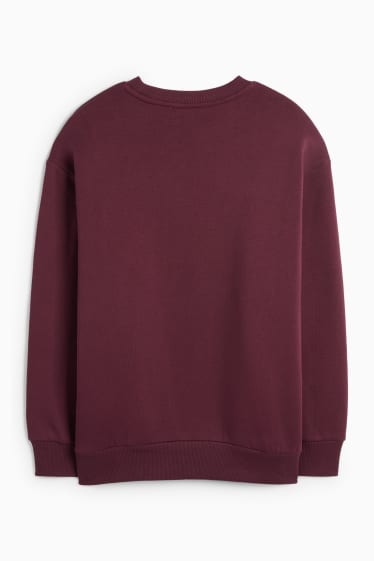 Kinder Mädchen - New York - Sweatshirt - bordeaux