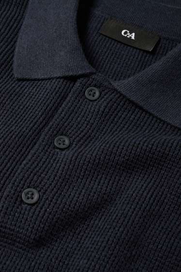Heren - Trui - donkerblauw