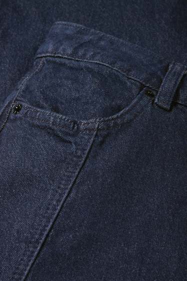 Women - Denim skirt - denim-dark blue