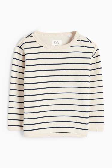 Miminka - chlapci - Motiv medvídka - outfit pro miminka - s plyšovou výplní - 3dílný - modrá/béžová