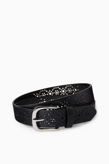 Femmes - Ceinture - matière synthétique - noir