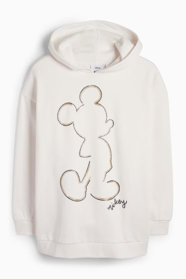 Women - Hoodie - Mickey Mouse - white