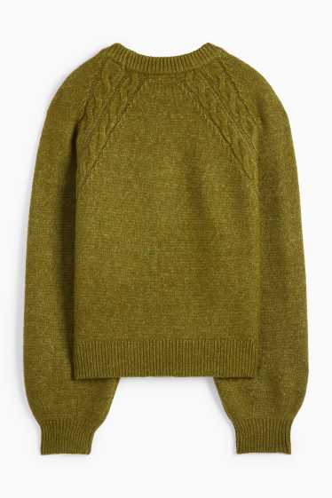 Femmes - Pull - vert foncé