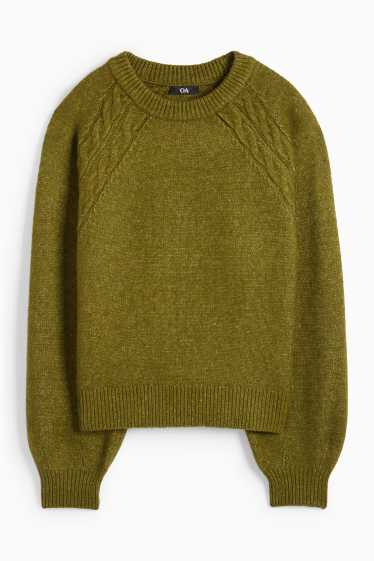 Femmes - Pull - vert foncé