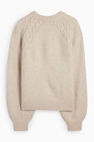 Femmes - Pull - beige clair