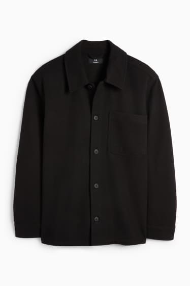 Herren - Hemd - Relaxed Fit - Kent - schwarz