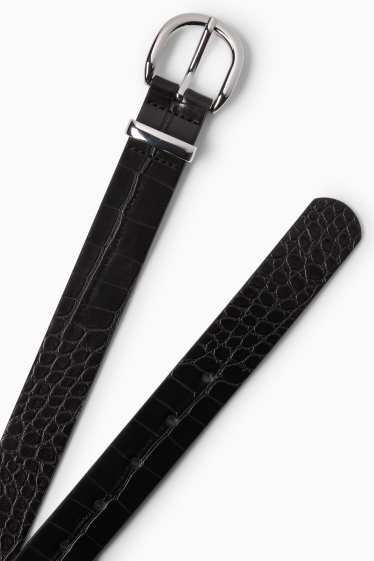 Femmes - Ceinture - matière synthétique - noir