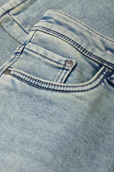Copii - Băieți - Straight jeans - jeans termoizolanți - betelie extra îngustă - denim-albastru deschis