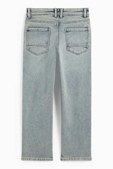 Copii - Băieți - Straight jeans - jeans termoizolanți - betelie extra îngustă - denim-albastru deschis