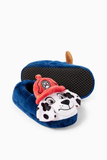 Bambini - PAW Patrol - Chase, Marshall - pantofole - blu scuro