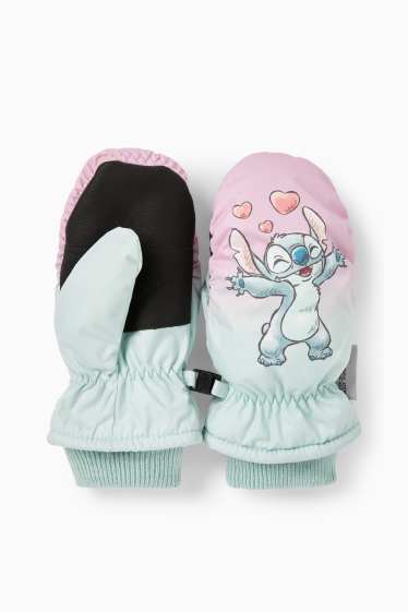 Kinder Mädchen - Lilo & Stitch - Fäustlinge - gemustert - mintgrün