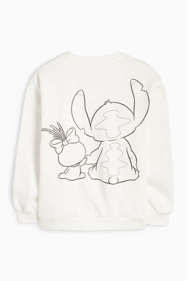 Kinder Mädchen - Lilo & Stitch - Sweatshirt - weiß