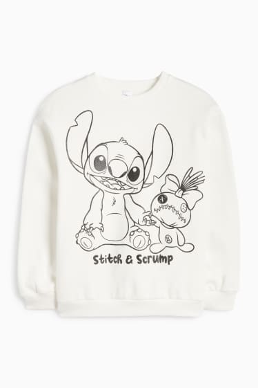 Kinder Mädchen - Lilo & Stitch - Sweatshirt - weiß