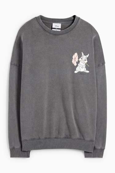 Damen - Sweatshirt - Bambi - grau