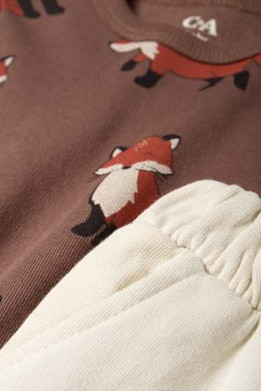 Baby Jungen - Fuchs - Baby-Outfit - 3 teilig - braun