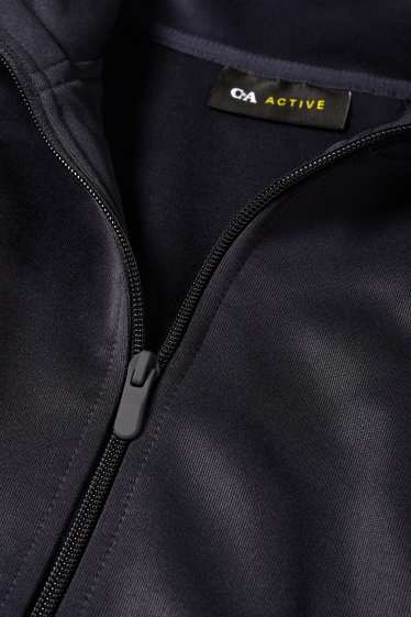 Men - Technical zip-through sweatshirt - dark blue