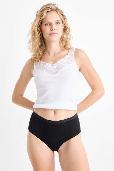 Damen - Multipack 3er - Slip - schwarz