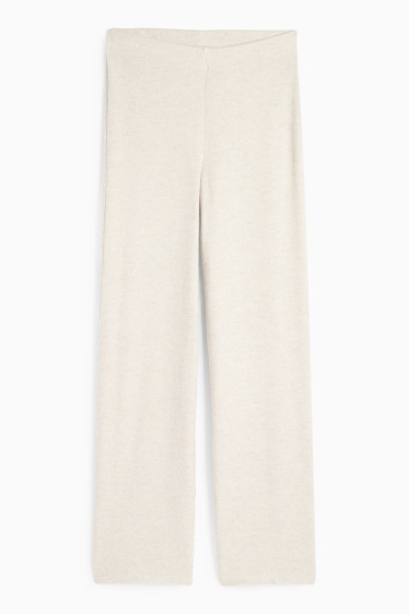 Femei - Pantaloni de trening - bej deschis