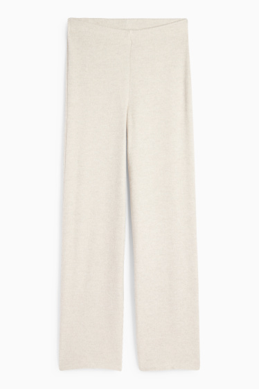 Femei - Pantaloni de trening - bej deschis