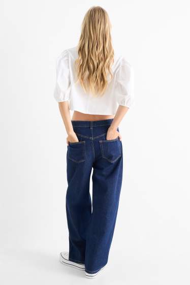 Women - Trousers - denim-dark blue