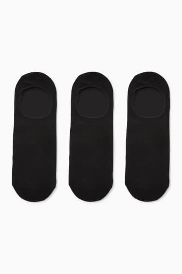 Home - Paquet de 3 - mitjons invisibles - negre