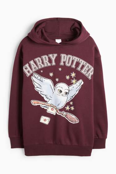 Kinderen: meisjes - Harry Potter - hoodie - bordeaux