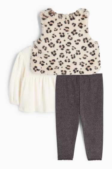 Baby Girls - Baby outfit - 3 piece - light beige
