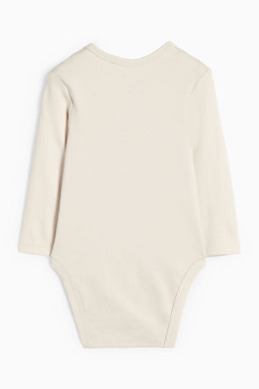Baby Buben - Waldtiere - Baby-Body - hellbeige