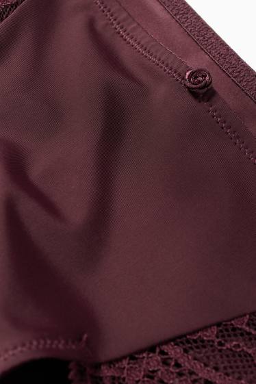 Donna - Slip - bordeaux