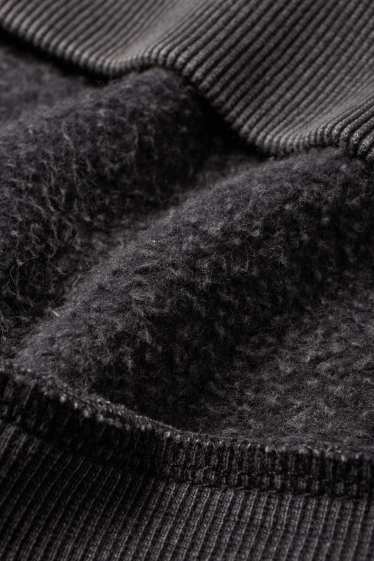 Home - Dessuadora amb caputxa oversized - gris fosc