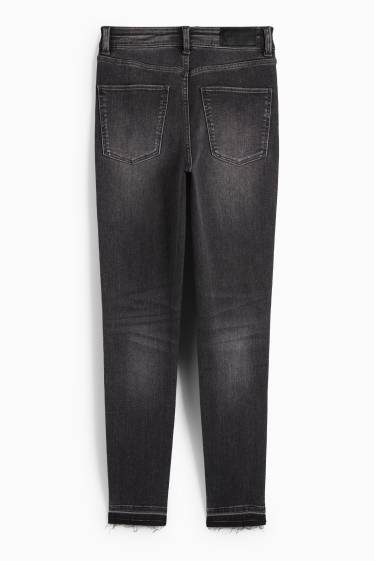Femei - Skinny jeans - talie înaltă - fibră LYCRA® ADAPTIV - denim-gri