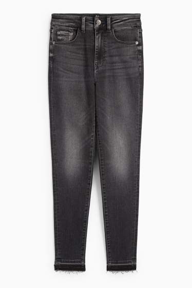 Femei - Skinny jeans - talie înaltă - fibră LYCRA® ADAPTIV - denim-gri