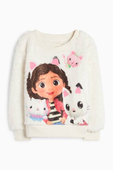 Kinder Mädchen - Gabby's Dollhouse - Sweatshirt - cremeweiß