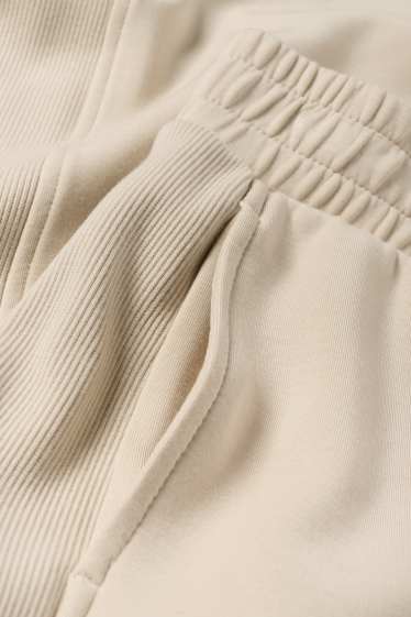 Dames - Sportbroek - licht beige