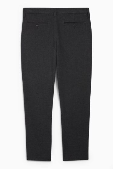 Uomo - Pantaloni chino - tapered fit - grigio scuro