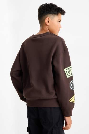 Kinderen: jongens - Exploding Kittens - sweatshirt - zwart