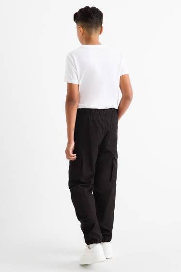 Niños: niños - Pantalón cargo térmico - negro