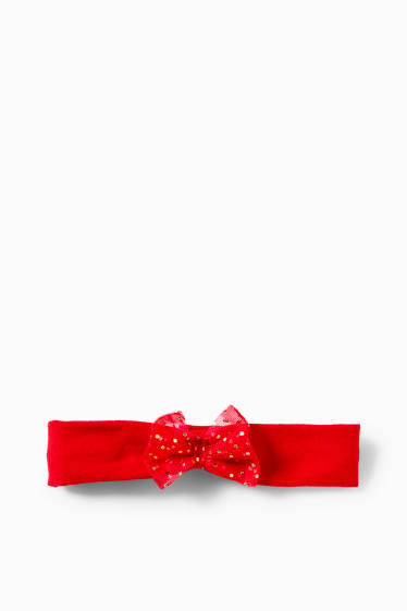 Bébés filles - Faon - tenue pour bébé - 2 pièces - style festif - rouge