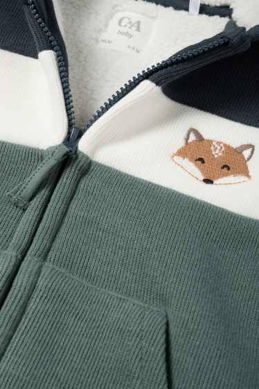 Baby Boys - Fox - zip-through sweatshirt - dark blue