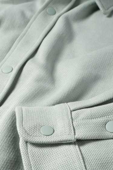 Enfants garçons - Veste-chemise - texturée - vert clair