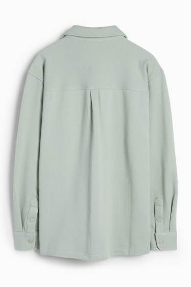 Enfants garçons - Veste-chemise - texturée - vert clair