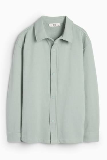 Enfants garçons - Veste-chemise - texturée - vert clair
