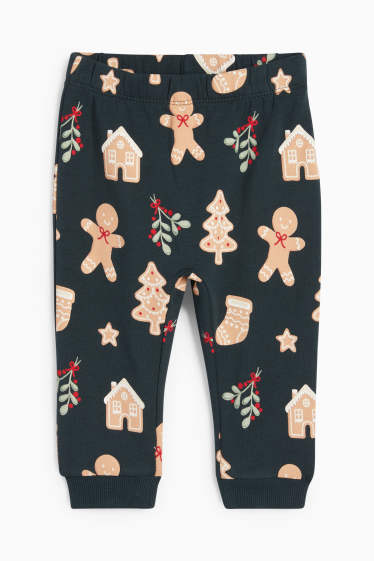 Bébés filles - Mini-Me - Pain d'épice - pyjama de Noël pour bébé - 2 pièces - vert foncé