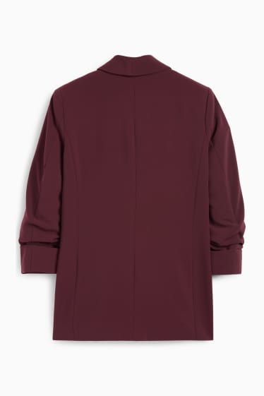 Damen - Business-Blazer - Regular Fit - bordeaux