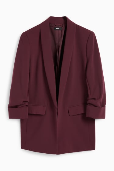 Damen - Business-Blazer - Regular Fit - bordeaux