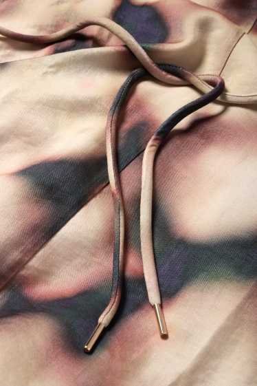 Femei - Rochie în A - cu model - negru / nej