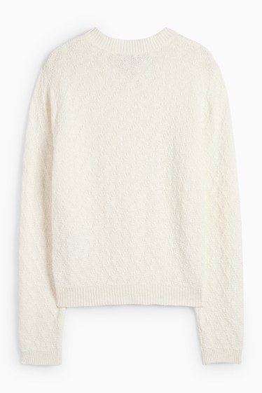 Femei - Cardigan - alb-crem