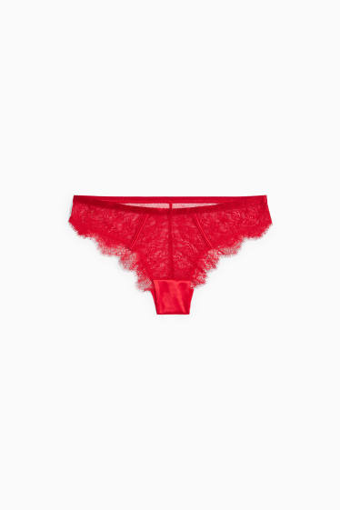 Women - Knickers - red