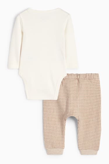 Baby Boys - Baby Christmas outfit - 2 piece - white / red